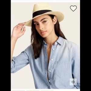 NWT J. Crew Genuine Panama Hat, Size L-XL